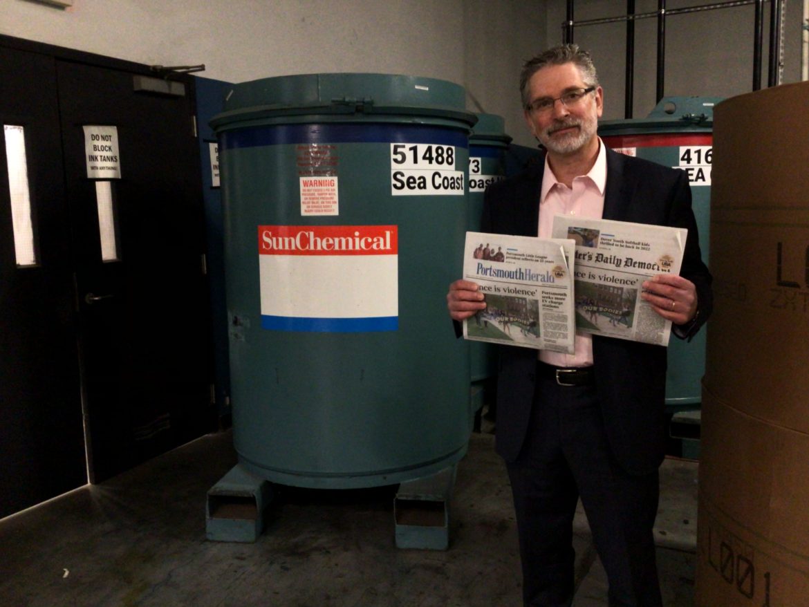 One of the last of the big newspaper printing presses in New Hampshire is shutting down operations, as Virginia-based Gannett Newspapers announced it is closing the Seacoast Media Group press in March. Howard Altschiller, general manager and executive editor of the Seacoast Media Group, declined comment Thursday night. A statement from Gannett ran on Seacoastonline.com Wednesday. The last edition will come off the line March 19 and starting March 21 papers for the Seacoast Media Group will be printed at Gannett-owned presses in Massachusetts and Rhode Island. “As our business becomes increasingly digital and subscription-focused, newspaper printing partnerships have become standard,” according to a Gannett statement. “We are making strategic decisions to ensure the future of local journalism and continue our outstanding service to the community.” Word of the closure stunned Mark Brighton, who grew up watching his father, Raymond Brighton, work as the editor and later part owner of the Portsmouth Herald. “That paper, the Herald, has been part of my life my entire life,” Brighton said. Brighton worked for the Herald as a child, delivering the paper his father edited. Back then, the daily print paper was massive, he said. “I had the best route in town. It was 48 pages every day, think of all the inserts I had to stuff,” Brighton said. Brighton said the end of printing at Seacoast Media Group’s press at its Pease International Tradeport hub in Portsmouth signals the end of local print news. “I think we’re seeing the future here,” Brighton said. Gannett’s statement did not disclose how many people will lose their jobs as a result of the press shut down. The company statement said Seacoast Media Group will keep its advertising and news staff based in Portsmouth. Seacoast Media Group was one of the few holdouts among the state’s big papers, continuing to print papers as some other publications shuttered their own presses. The New Hampshire Union Leader shut down its printing operation in 2013, outsourcing the production of the paper to other presses. The Union Leader switched from using the Seacoast Media Group press to using printing services from Newspapers of New Hampshire, Inc., in 2019. Newspapers of New Hampshire, Inc owns the Concord Monitor. The Nashua Telegraph, owned by West Virginia-based Ogden Newspapers, stopped printing daily papers in 2020 and now puts out a weekly newspaper. The Telegraph, once the state’s second largest newspaper, closed its Hudson printing press years ago. Brighton is not optimistic about the paper, and that makes him worry more about the future of the community and local democracy. “The next step for Seacoast Media Group is just to shut down entirely,” he said. If the paper does close down for good, that will mean serious trouble for everyone, he said. Without a free press serving as a check on corruption in local government, people will end up getting hurt, he said. “Democracy dies in darkness,” Brighton said. “There are a lot of politicians who would love to see this paper die.”