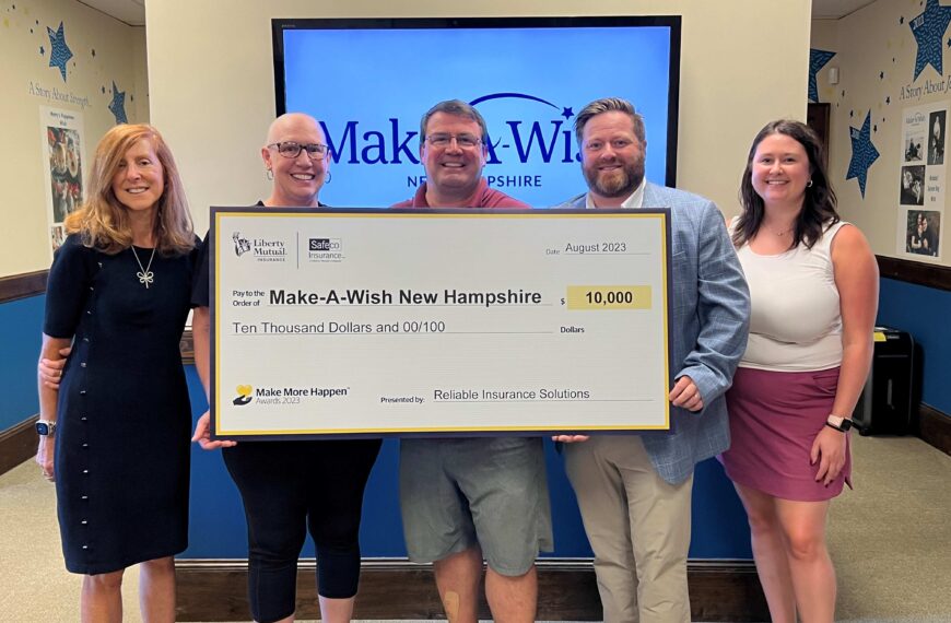 Make-A-Wish NH receives $10K donation to help make more wishes come true